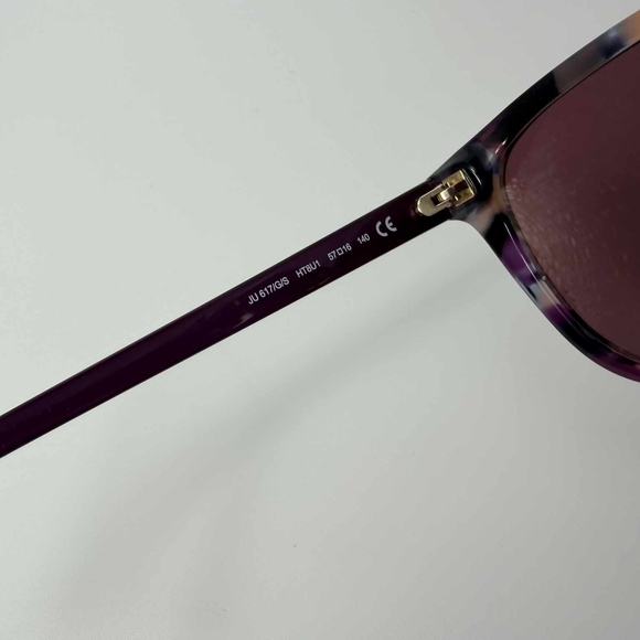 🕶️ NEW - Juicy Couture Women’s Purple Tortoiseshell Sunglasses - RARE - Picture 8 of 8